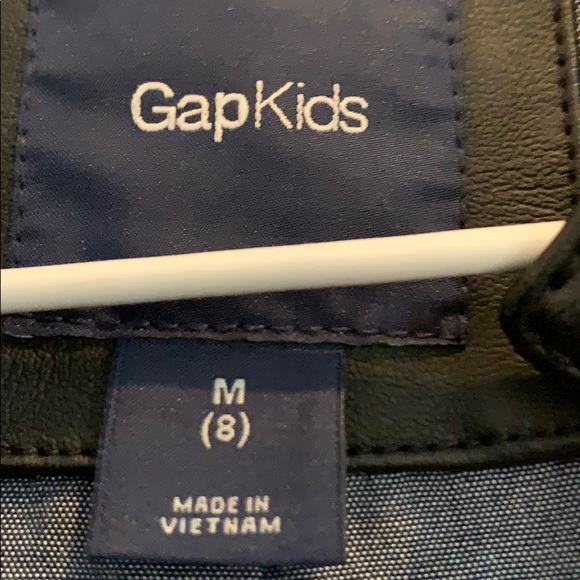 Gap Kids Leather style girls jacket - Picture 4 of 5